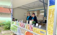 Juice Box auf dem Dorfflohmarkt Vockerode